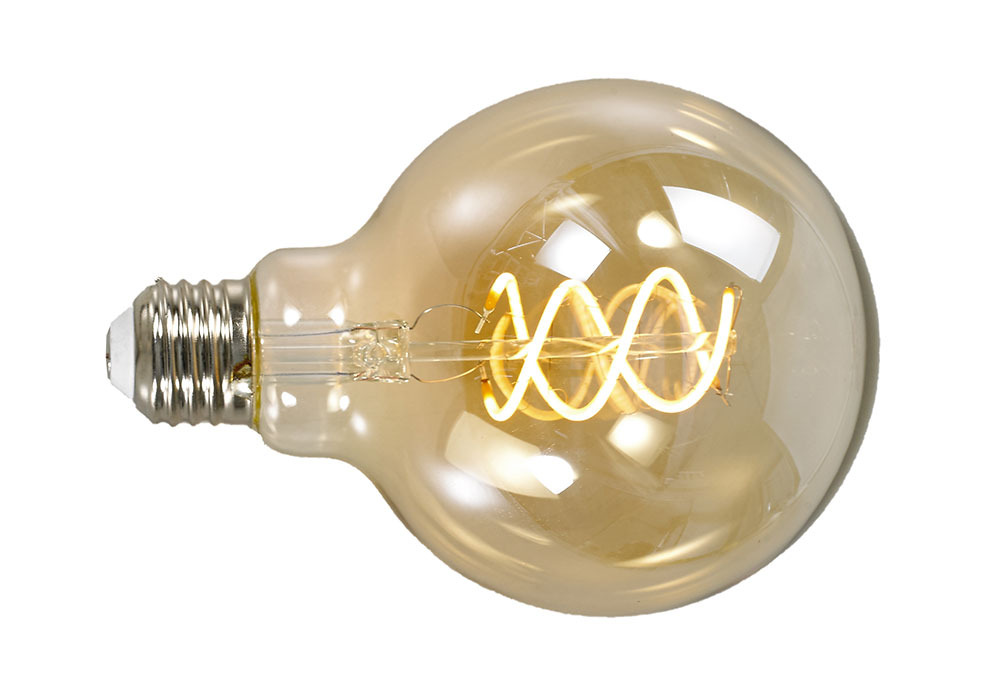 LED 에디슨 G95 스파이럴 골드글라스
